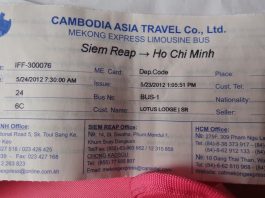 Cambodia to Vietnam by Bus