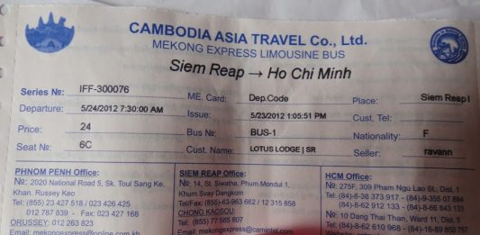 Cambodia to Vietnam by Bus