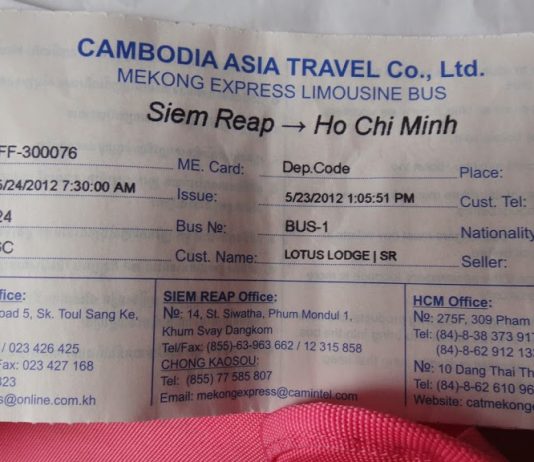 Cambodia to Vietnam by Bus
