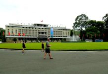 The Reunification Palace of Ho Chi Minh