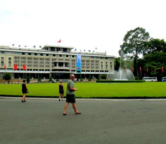 The Reunification Palace of Ho Chi Minh