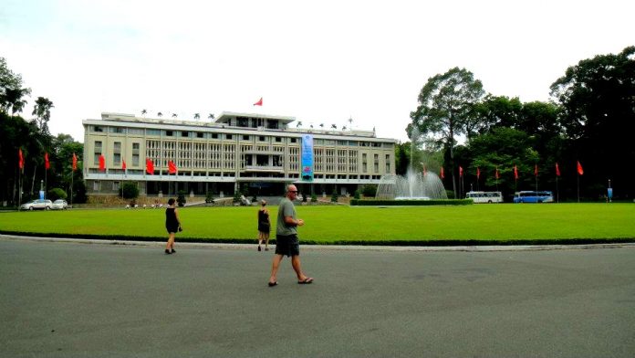 The Reunification Palace of Ho Chi Minh