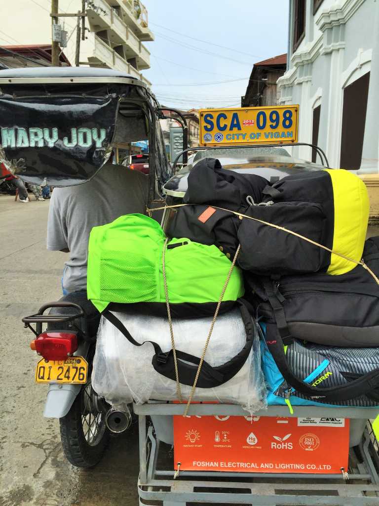 Motorcycle that we rented PHP 600 for a day in Vigan