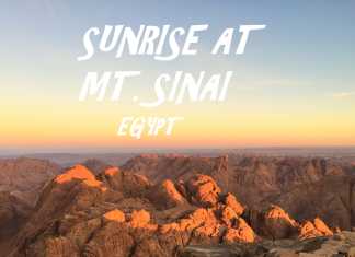 Sunrise at Mt. Sinai Egypt