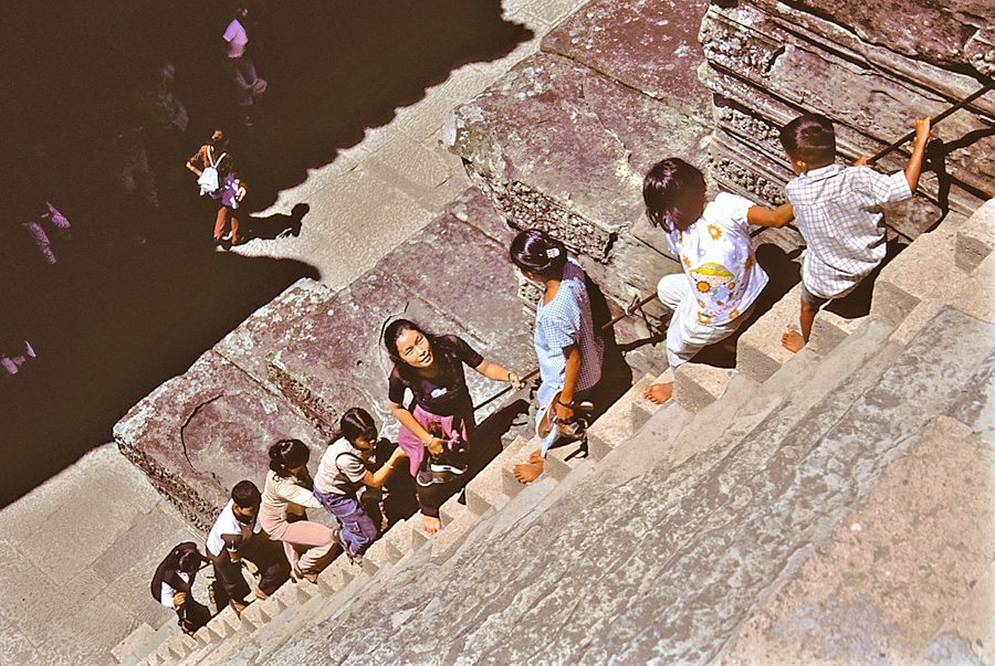 Angkor Wat Cambodia Cambodia_Angkor_Wat_Stairs4