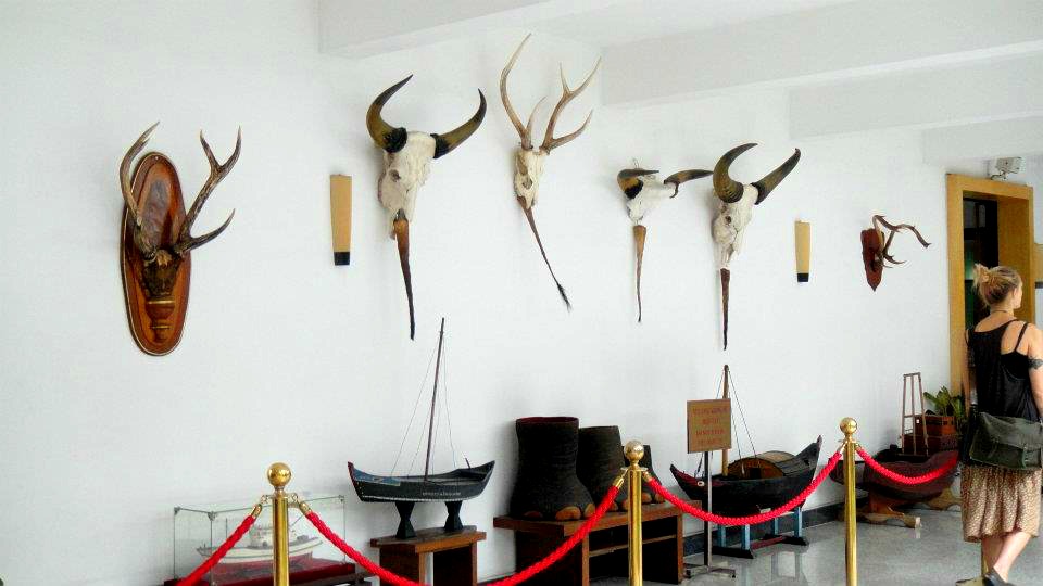 A display of the president's gift at the reunification Palace VIETNAM 4