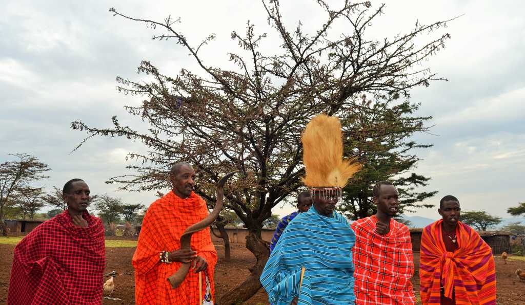The Head of the Maasai village